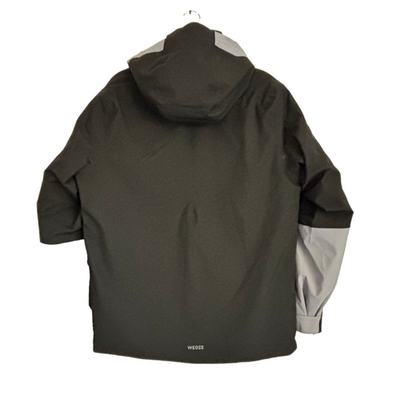 Decathlon Piste 500 down and feather filled black and grey ski jacket size L - Picture 3 of 17